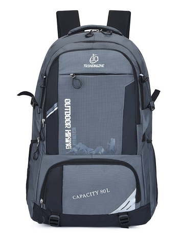 Rucsac de drumeție pentru bărbați, 56–75L, din Oxford, panou spate ergonomic, compatibil cu laptop de 15 inch, stil street pentru călătorii de recreere