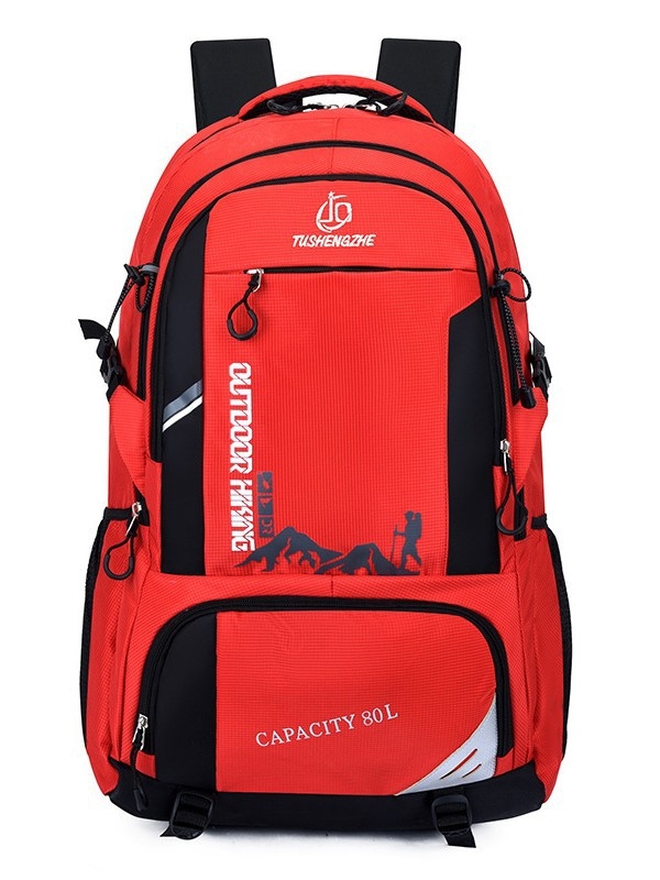 Rucsac de drumeție pentru bărbați, 56–75L, din Oxford, panou spate ergonomic, compatibil cu laptop de 15 inch, stil street pentru călătorii de recreere