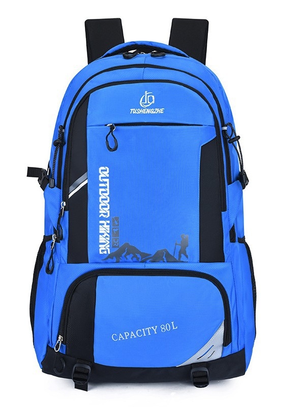 Rucsac de drumeție pentru bărbați, 56–75L, din Oxford, panou spate ergonomic, compatibil cu laptop de 15 inch, stil street pentru călătorii de recreere