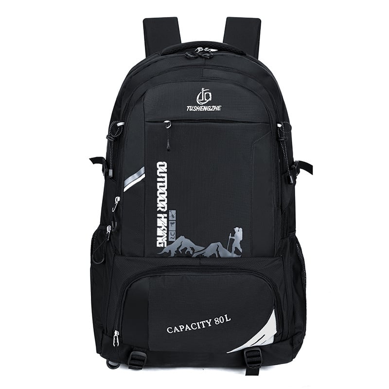 Rucsac de drumeție pentru bărbați, 56–75L, din Oxford, panou spate ergonomic, compatibil cu laptop de 15 inch, stil street pentru călătorii de recreere