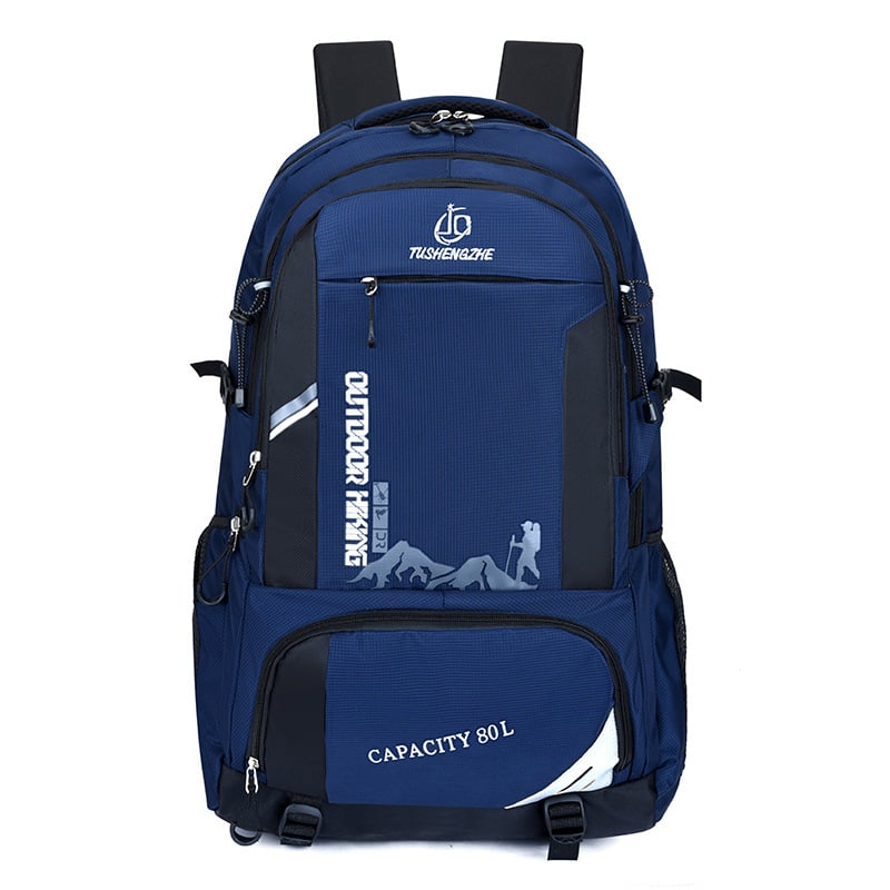 Rucsac de drumeție pentru bărbați, 56–75L, din Oxford, panou spate ergonomic, compatibil cu laptop de 15 inch, stil street pentru călătorii de recreere