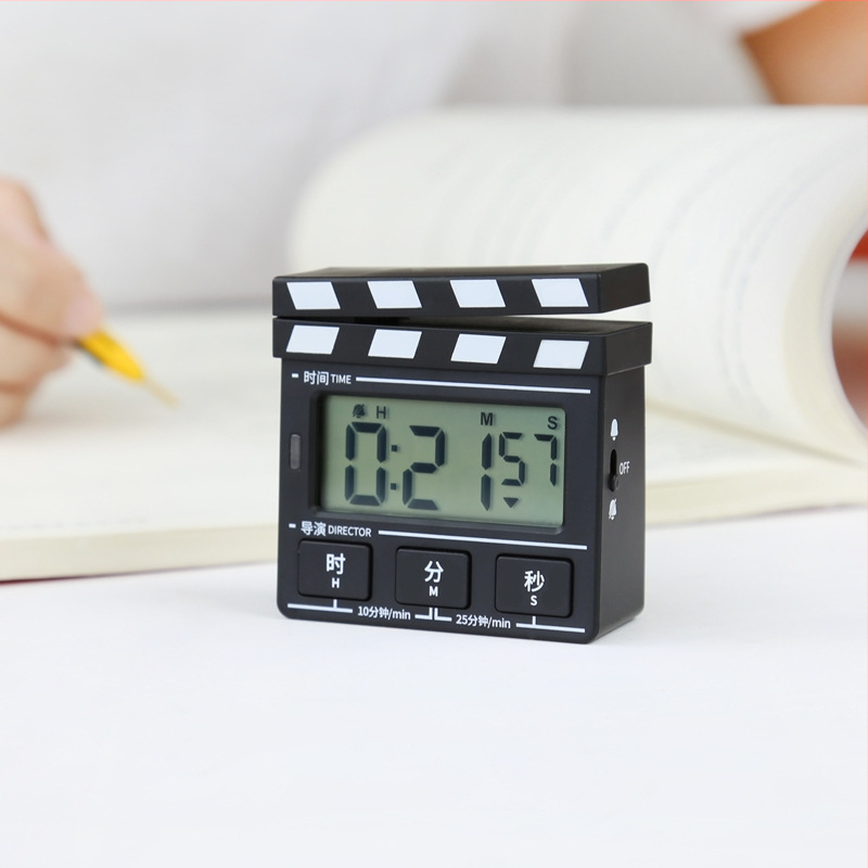 Tajmer s gravitacijskim senzorom za učenje i kuhinju, digitalni, napajanje baterijom, ABS kućište