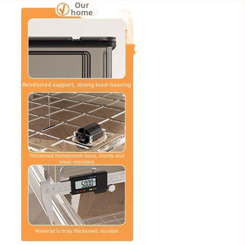 Prozirna kutija za skladištenje, velike kapacitete, polipropilen, prijenosna, za odjeću, igračke i deke