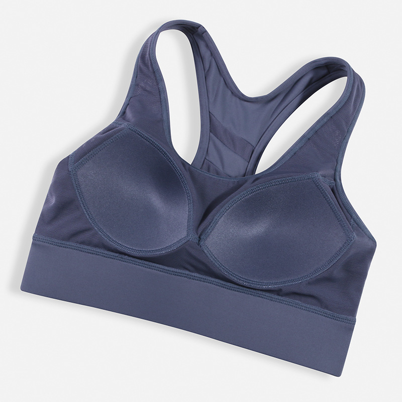 Pulse sportinis liemenė be petnešių, vientisas dizainas, pagrindinis audinys nailonas, įdaila nailonas, tinka bėgiojimui, fitnesui ir jogai