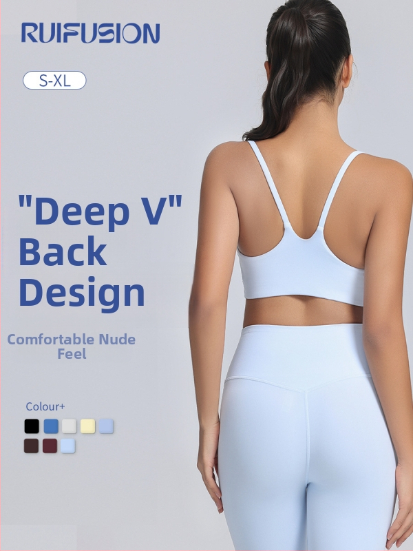 Športová podprsenka s tenkými ramienkami, plný košíček a tenký tvarovaný košíček, pevné dvojité ramienka, hlavný materiál 80% nylon / 20% spandex, podšívka: spandex