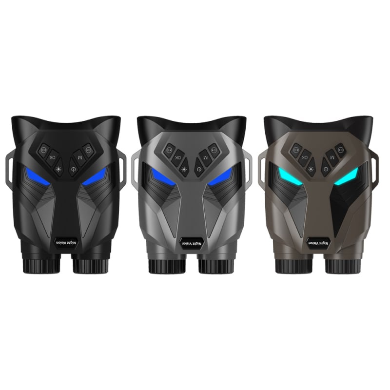 4K prenosné infračervené nočné videnie binokulárne, 8x zväčšenie, dosah 250–300 m, hmotnosť 528 g