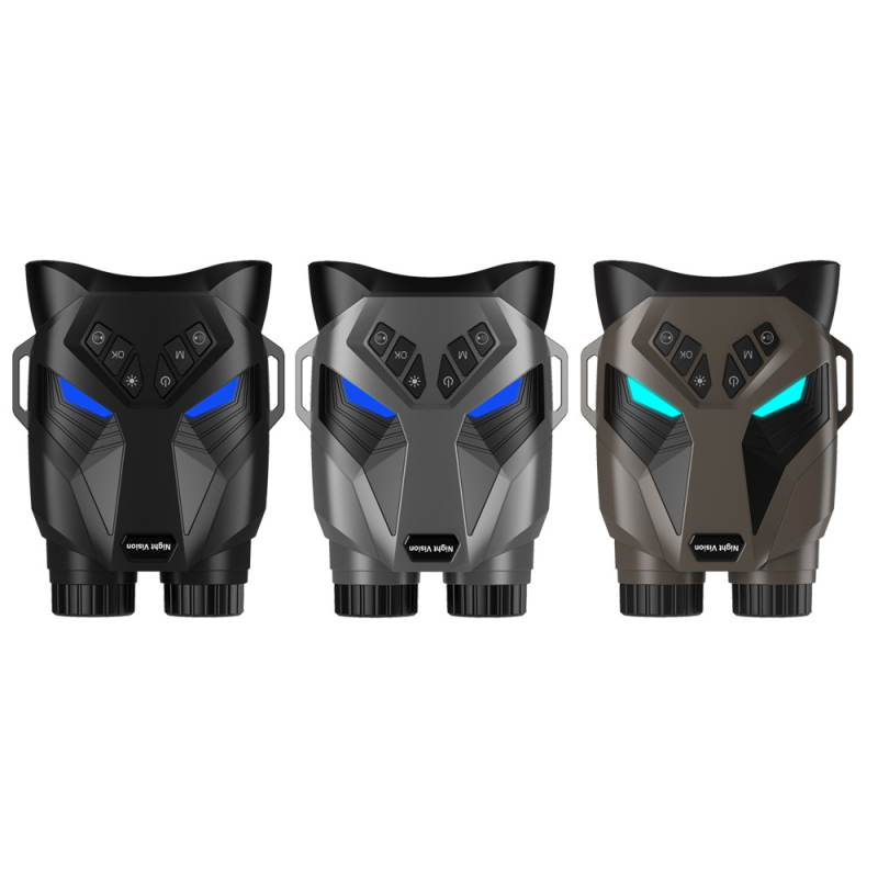 4K prenosné infračervené nočné videnie binokulárne, 8x zväčšenie, dosah 250–300 m, hmotnosť 528 g