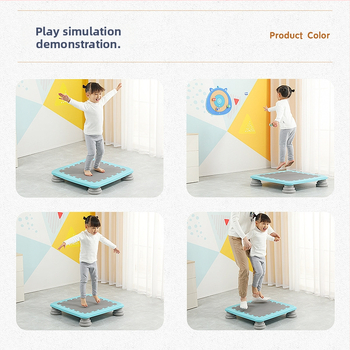 Iekštelpas bērnu trampolīna sensoriskai apmācībai un fitnesam, EVA materiāls, pielāgojama apstrāde