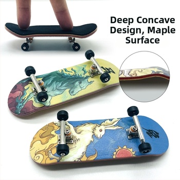 Skateboard ALF, medinė, dvigubas sūpynės mechanizmas, Alf-zodiac kolekcija