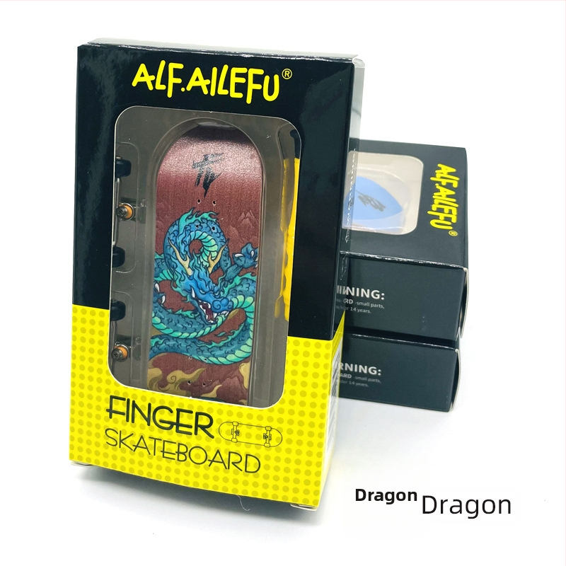 Skateboard ALF, medinė, dvigubas sūpynės mechanizmas, Alf-zodiac kolekcija