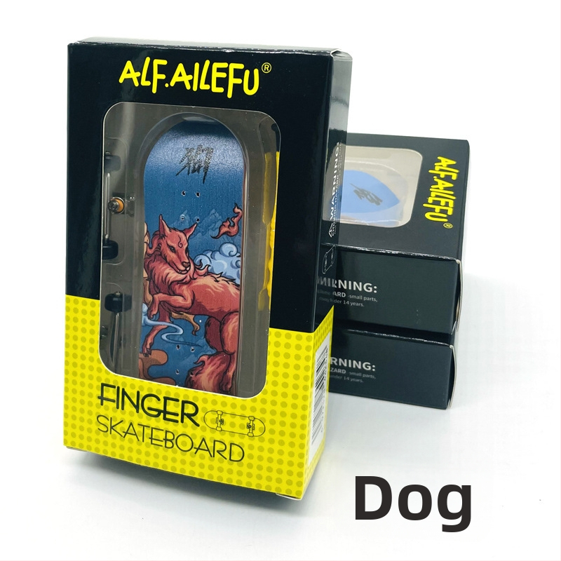 Skateboard ALF, medinė, dvigubas sūpynės mechanizmas, Alf-zodiac kolekcija