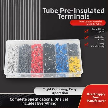 National Open VE trubkový typ predizolovaný terminál s mosadzovým vnútorným jadrom