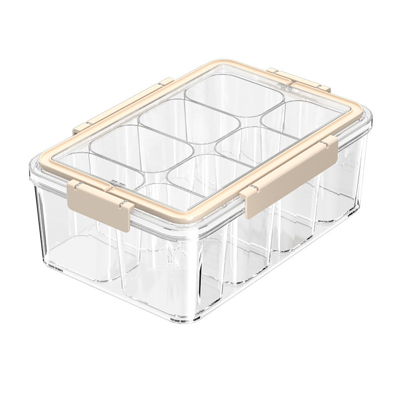 Prieskonių laikymo dėžutė, atspari drėgmei ir uždarinta, maisto kokybės, kvadratinė forma, talpa 2,1–3 L