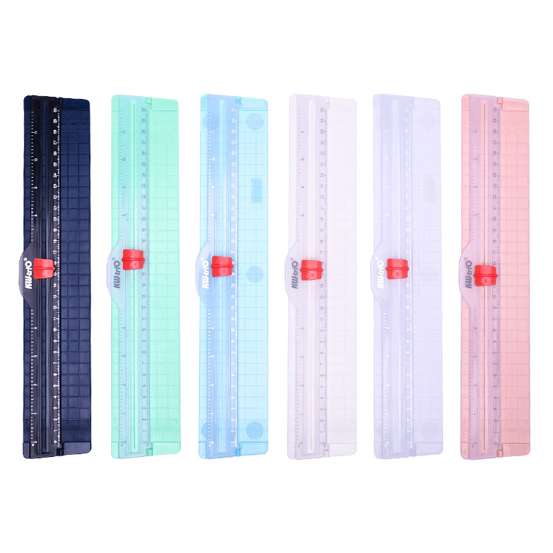 KW-TRIO 13831 Tăietor de hârtie, din plastic, ușor, compact, portabil DIY