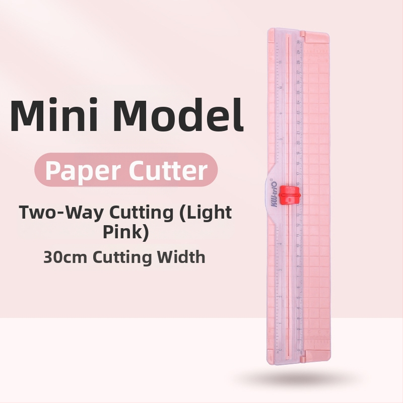 KW-TRIO 13831 Tăietor de hârtie, din plastic, ușor, compact, portabil DIY