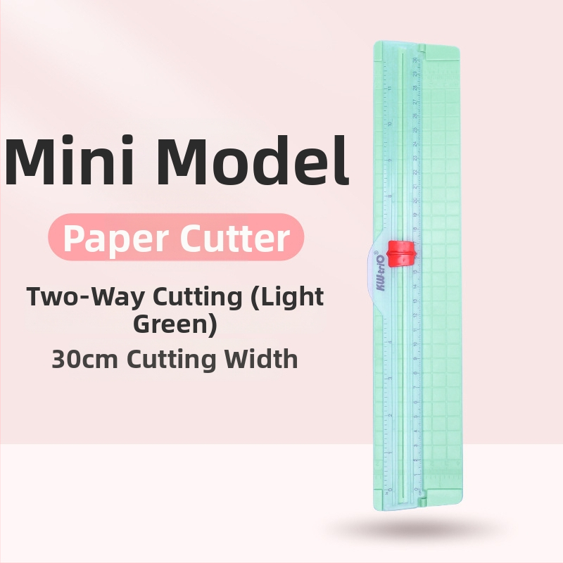 KW-TRIO 13831 Tăietor de hârtie, din plastic, ușor, compact, portabil DIY