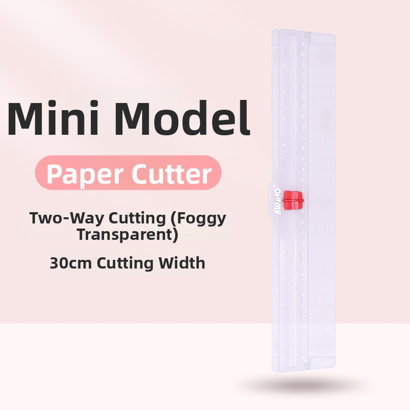 KW-TRIO 13831 Tăietor de hârtie, din plastic, ușor, compact, portabil DIY