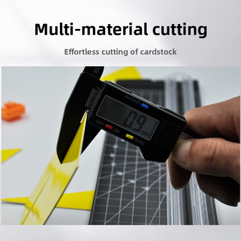 Tăietor de hârtie A4, manual, corp din plastic, model 810 bidirecțional