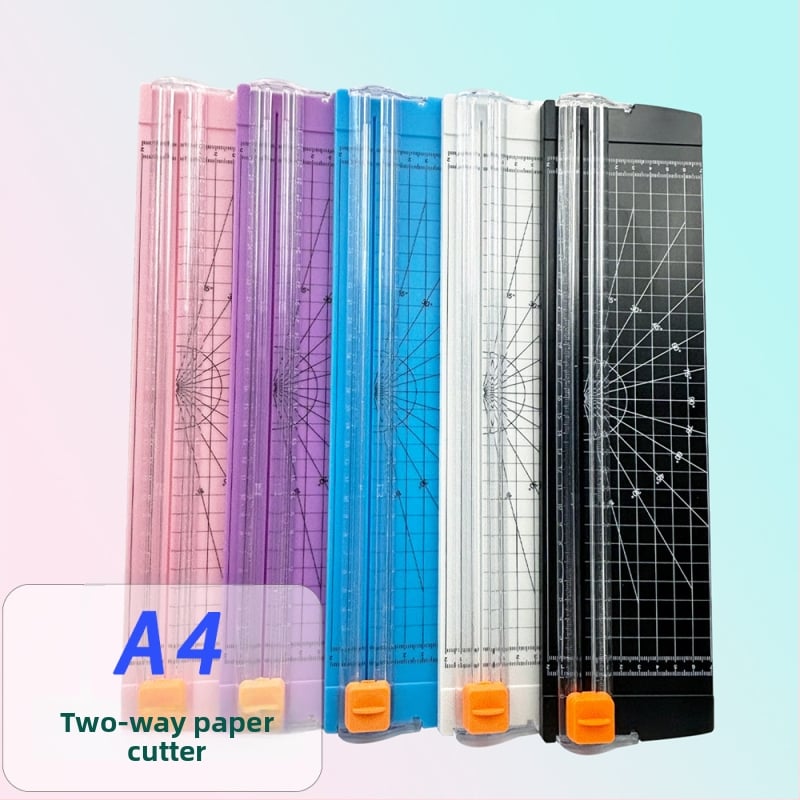 Tăietor de hârtie A4, manual, corp din plastic, model 810 bidirecțional