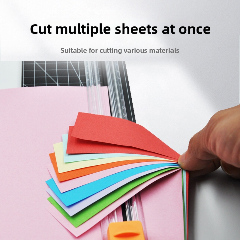 A4 popieriaus pjaustytuvas, rankinis, plastiko korpusas, modelis 810 dvipusis