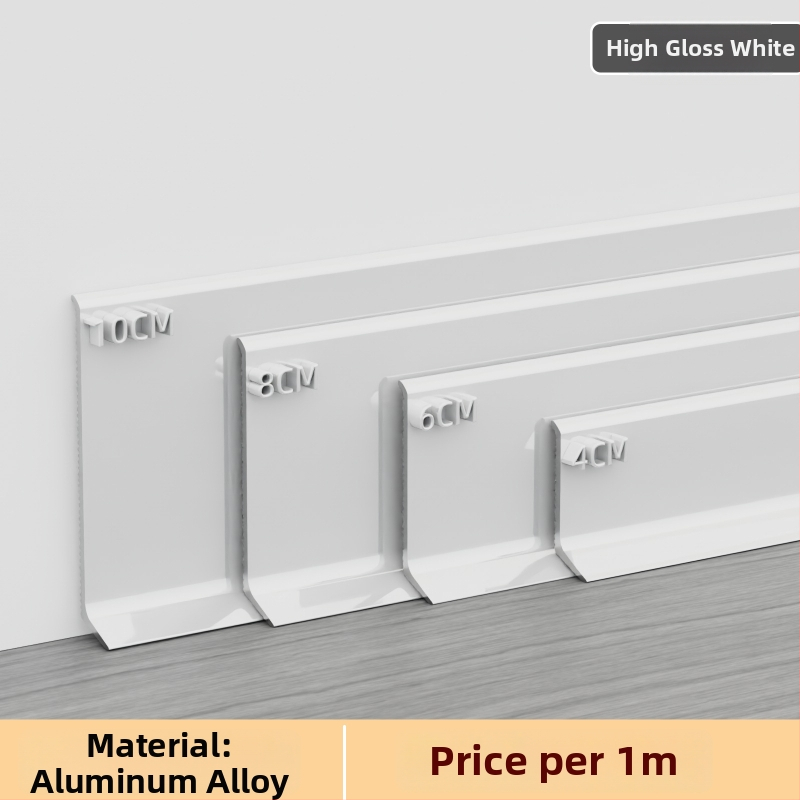Aliuminio lydinio lipnioji apdailos plokštė – be gręžimo, klijavimas, plokščias modernus minimalistinis stilius