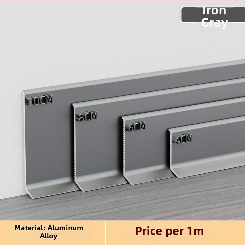 Aliuminio lydinio lipnioji apdailos plokštė – be gręžimo, klijavimas, plokščias modernus minimalistinis stilius