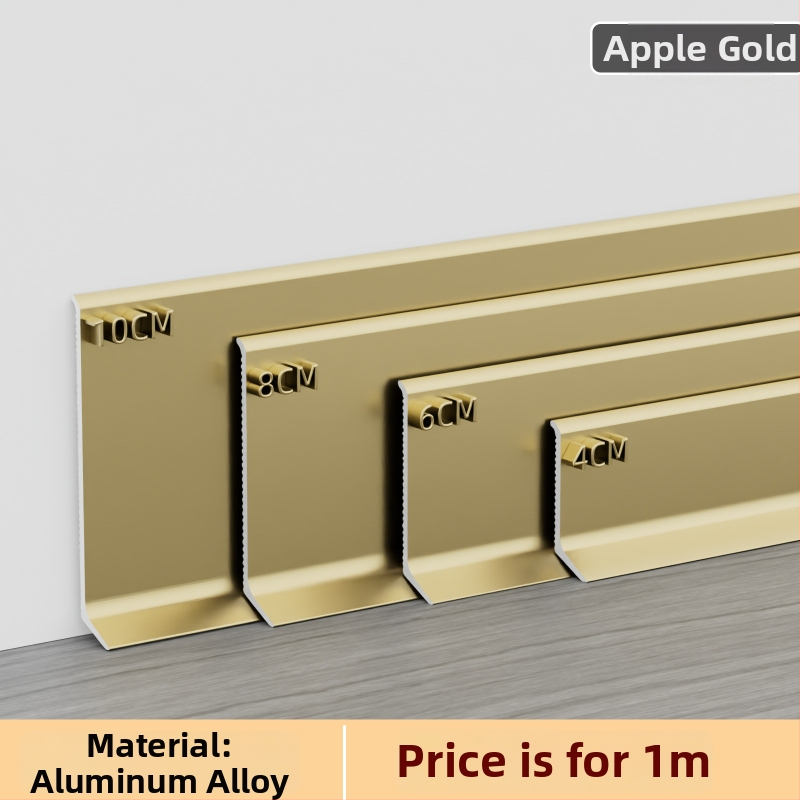 Aliuminio lydinio lipnioji apdailos plokštė – be gręžimo, klijavimas, plokščias modernus minimalistinis stilius