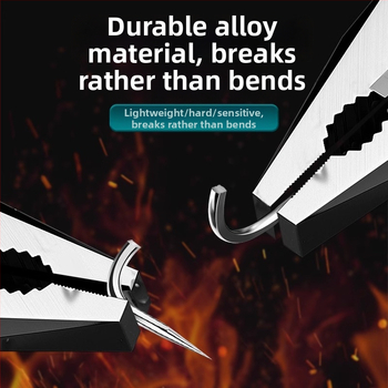 Zivsaimniecības makšķerēšanas komplekts: Wolf Fang dubultie āķi bez asīm, pret savērpšanos, iepriekš sasaistīti šaranam