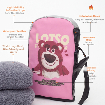 Ziemas rokturu vāciņi elektriskajiem transportlīdzekļiem | PU materiāls, bieza, universāls, pieaugušajiem, pārvietošanai un velosipēdu braukšanai