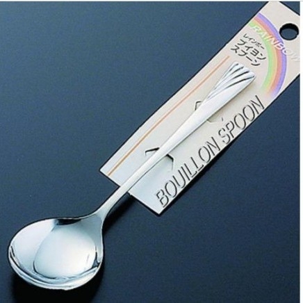 Šaukštas iš 304 plieno, prekės ženklas KOHBEC, šiuolaikinis minimalistinis stilius.