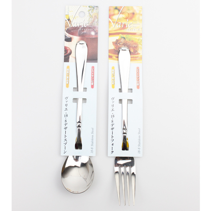 Šaukštas iš 304 plieno, prekės ženklas KOHBEC, šiuolaikinis minimalistinis stilius.