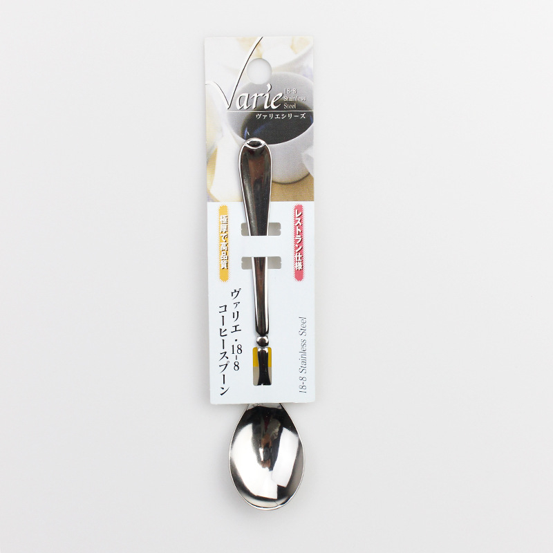 Šaukštas iš 304 plieno, prekės ženklas KOHBEC, šiuolaikinis minimalistinis stilius.