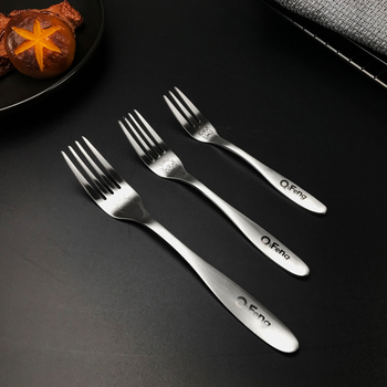 Šaukštų ir šakutės rinkinys (304 nerūdijantis plienas; kūrybingas karikatūrinis stilius; karikatūros raštas; veidrodinis poliravimas)