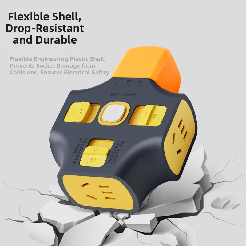 Maitinimo skirstytuvas su kištukais, 10-16 A, 220-250 V