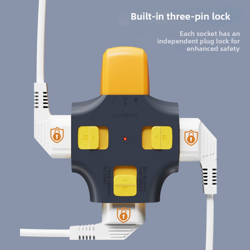 Maitinimo skirstytuvas su kištukais, 10-16 A, 220-250 V