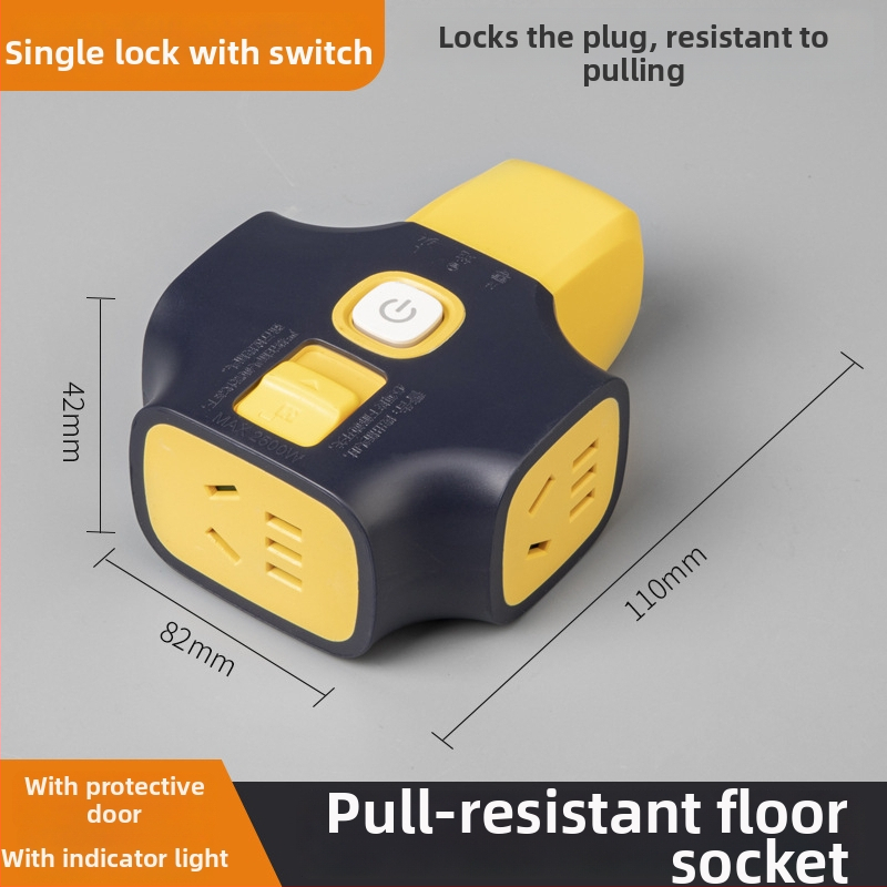 Maitinimo skirstytuvas su kištukais, 10-16 A, 220-250 V