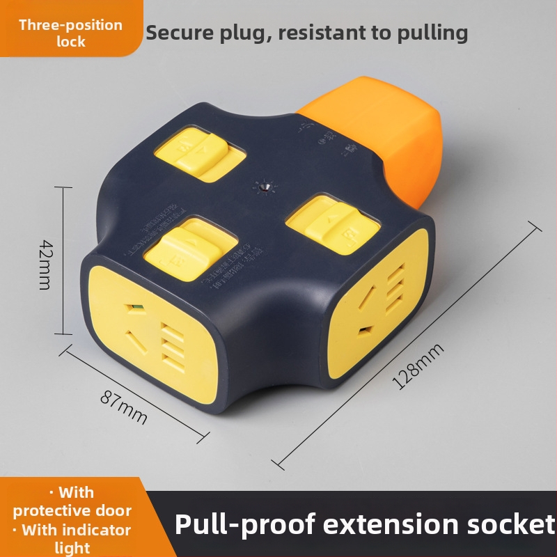 Maitinimo skirstytuvas su kištukais, 10-16 A, 220-250 V