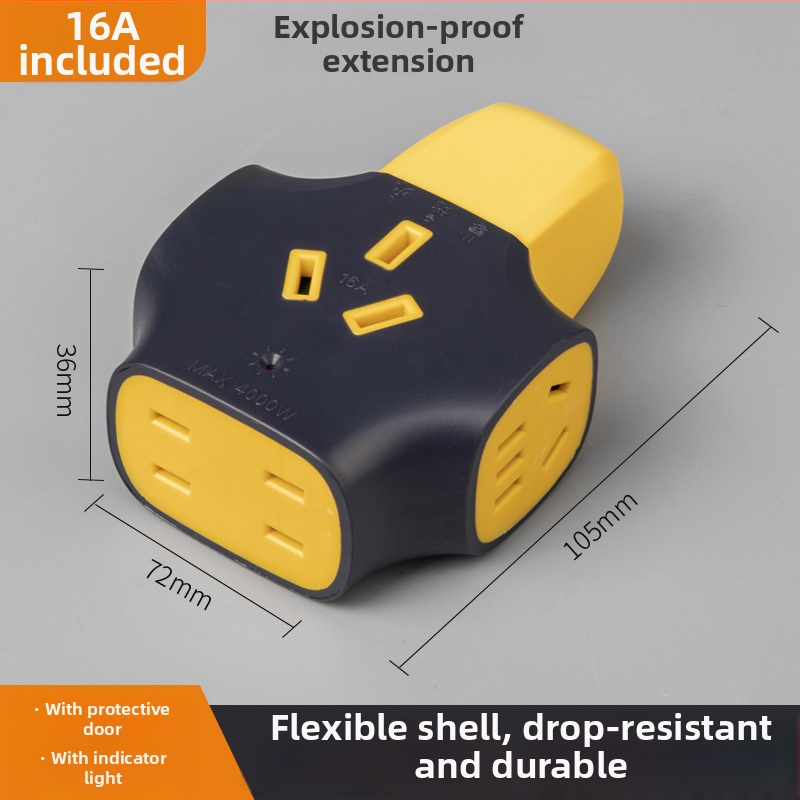 Maitinimo skirstytuvas su kištukais, 10-16 A, 220-250 V