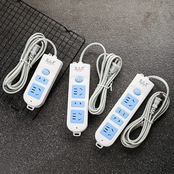 Barošanas josla ar vara vadītājiem, 10A, 100-250V, 2000W, korpuss no ugunsizturīga PP