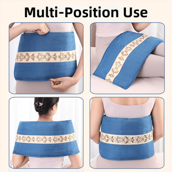 Elektrinis jūros druskos karšto kompreso maišelis namų naudojimui, 40–70°C, 100W, 220V, 2,2 kg, 1–12 režimų, juosmens/pečių/kelių apsauga