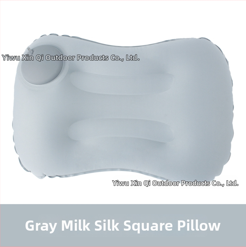 U-oblika putna jastučnica s punilom od polyester vlakana i navlakom od mliječne velur — Square Pillow, moderan minimalistički stil, za odrasle