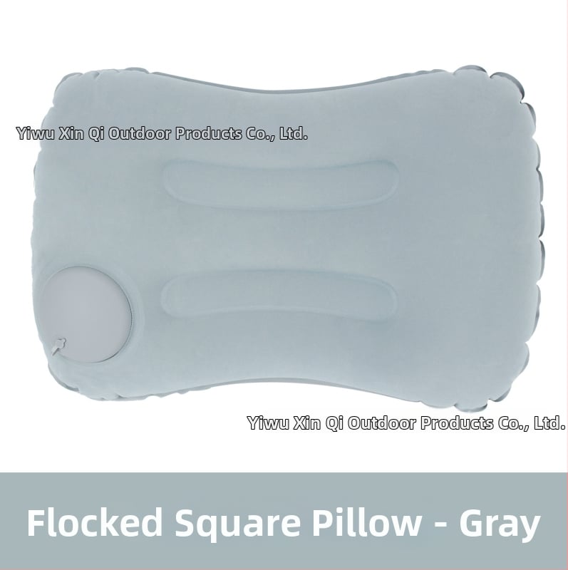 U-oblika putna jastučnica s punilom od polyester vlakana i navlakom od mliječne velur — Square Pillow, moderan minimalistički stil, za odrasle