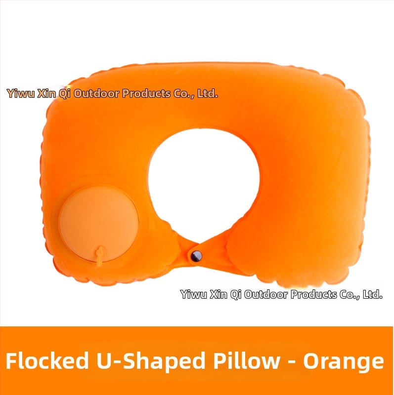 U-oblika putna jastučnica s punilom od polyester vlakana i navlakom od mliječne velur — Square Pillow, moderan minimalistički stil, za odrasle