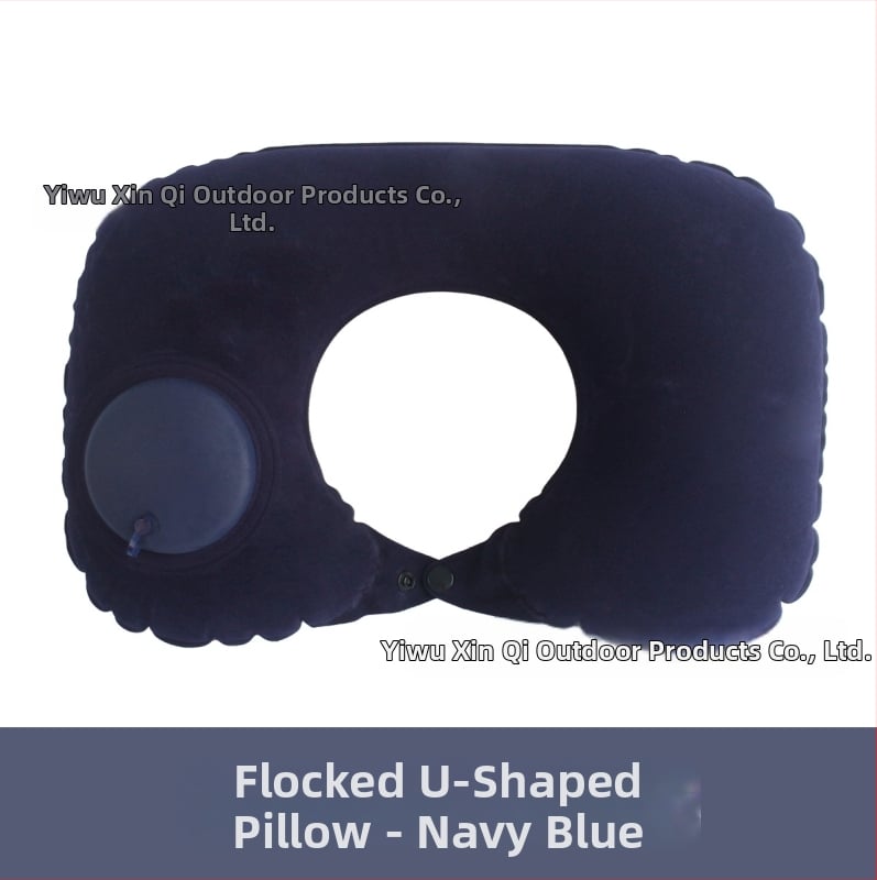 U-oblika putna jastučnica s punilom od polyester vlakana i navlakom od mliječne velur — Square Pillow, moderan minimalistički stil, za odrasle