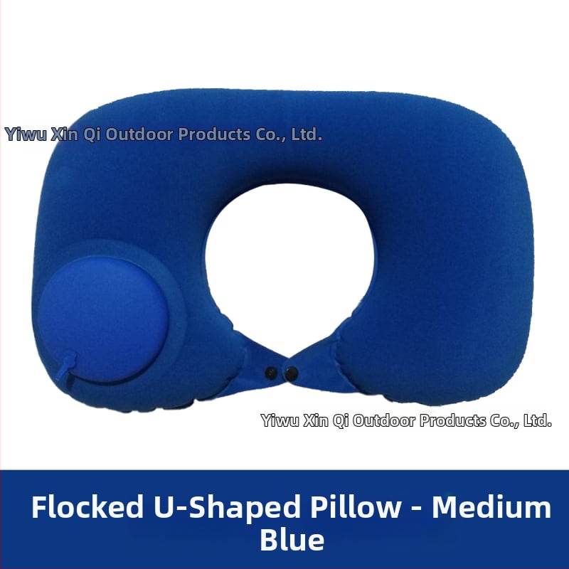 U-oblika putna jastučnica s punilom od polyester vlakana i navlakom od mliječne velur — Square Pillow, moderan minimalistički stil, za odrasle