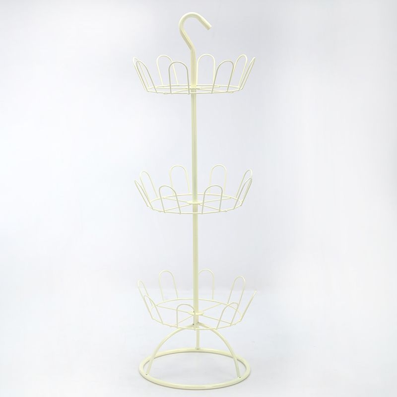 Raft rotativ pentru pantofi pe podea din oțel cu carbon – depozitare multifuncțională pentru interior/ exterior, fără găuri