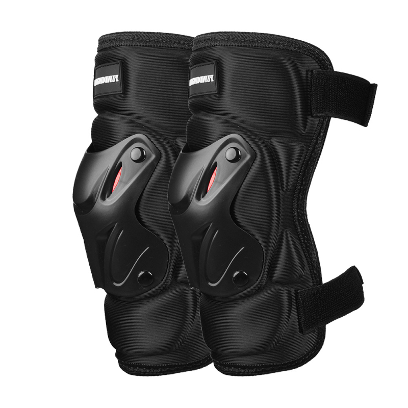 Velosipēdu ceļgalu un elkoņu aizsargi, ciets korpuss, flīsa odere, pretvēja, ziemas aizsardzība