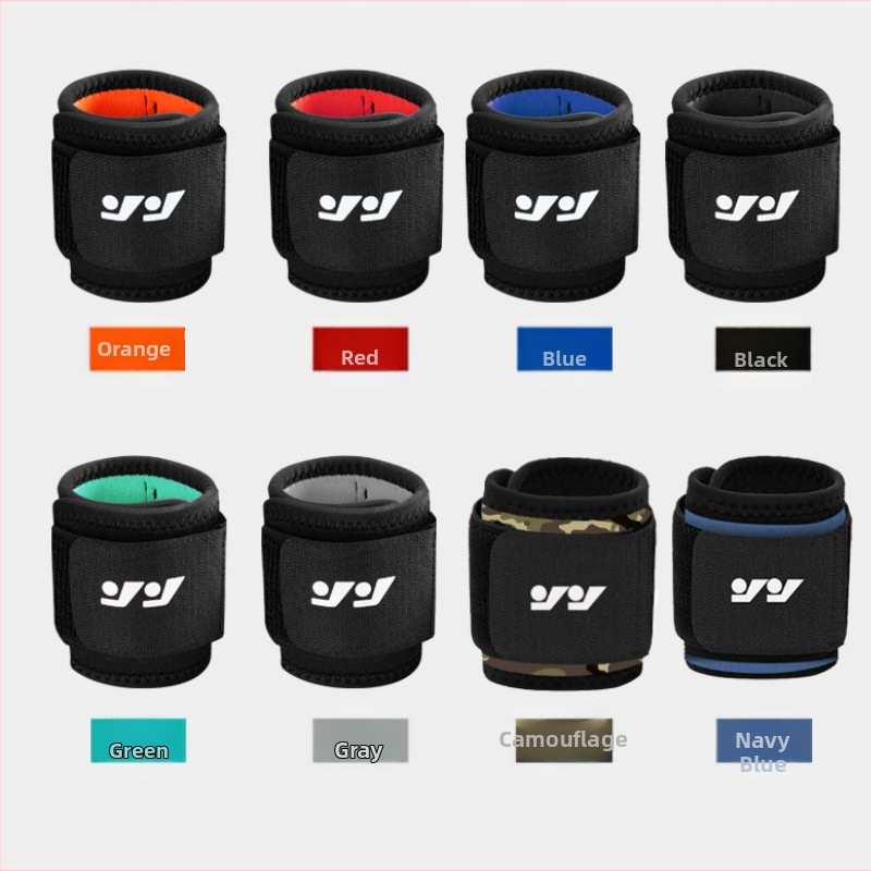 Chránič zápästia pre športy s pevným pásom a kompresnou oporou — neopren a Jiaji tkanina, univerzálna veľkosť, vhodný pre basketbal, badminton a volejbal