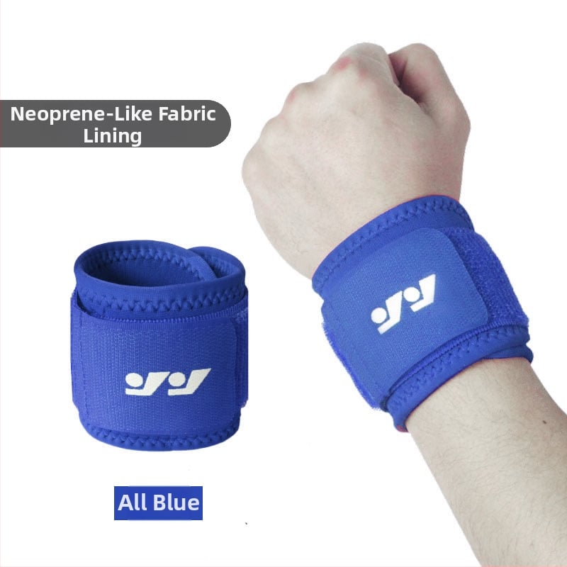 Protecție pentru încheietură pentru sport cu curea fixă și suport de compresie — neopren și țesătură Jiaji, potrivire universală, pentru baschet, badminton și volei