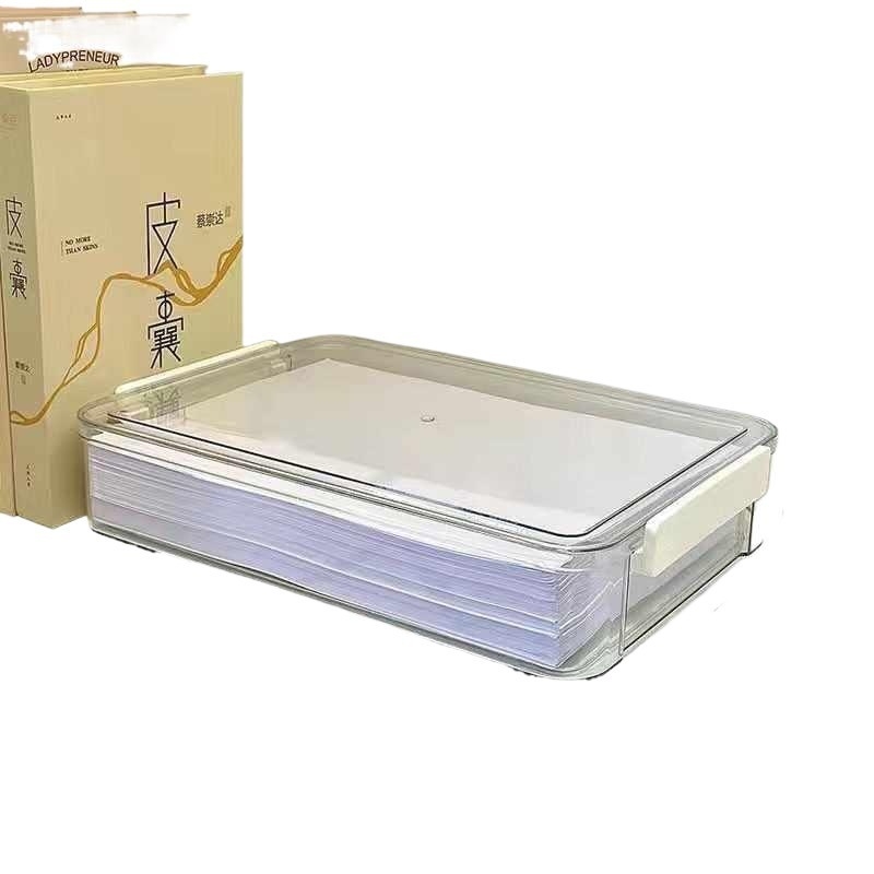 Prozirna kutija za pohranu perlica i nakita s pregradicama, plastični organizator za kućnu upotrebu